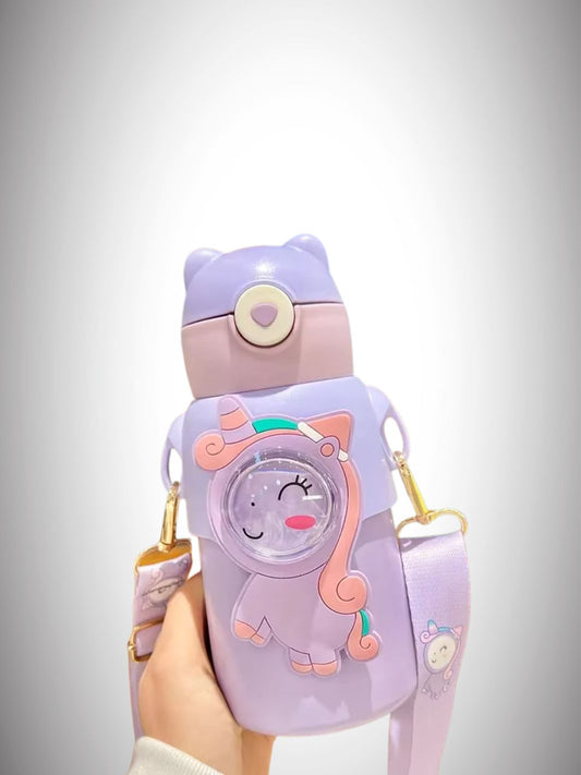Gourde Enfant Violet Licorne